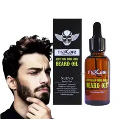 MAXCARE - Aceite Loción Para Barba Hidratante Limpieza Nutritivo