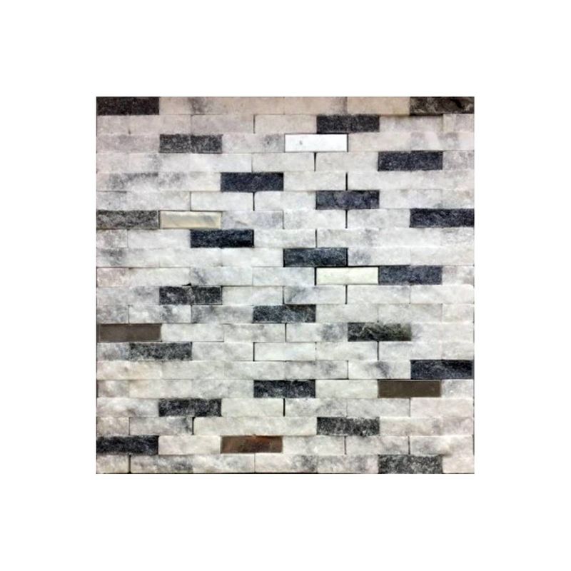 DECORALIA - MALLA MOSAICO GRIS/PLATA 30X30 CM