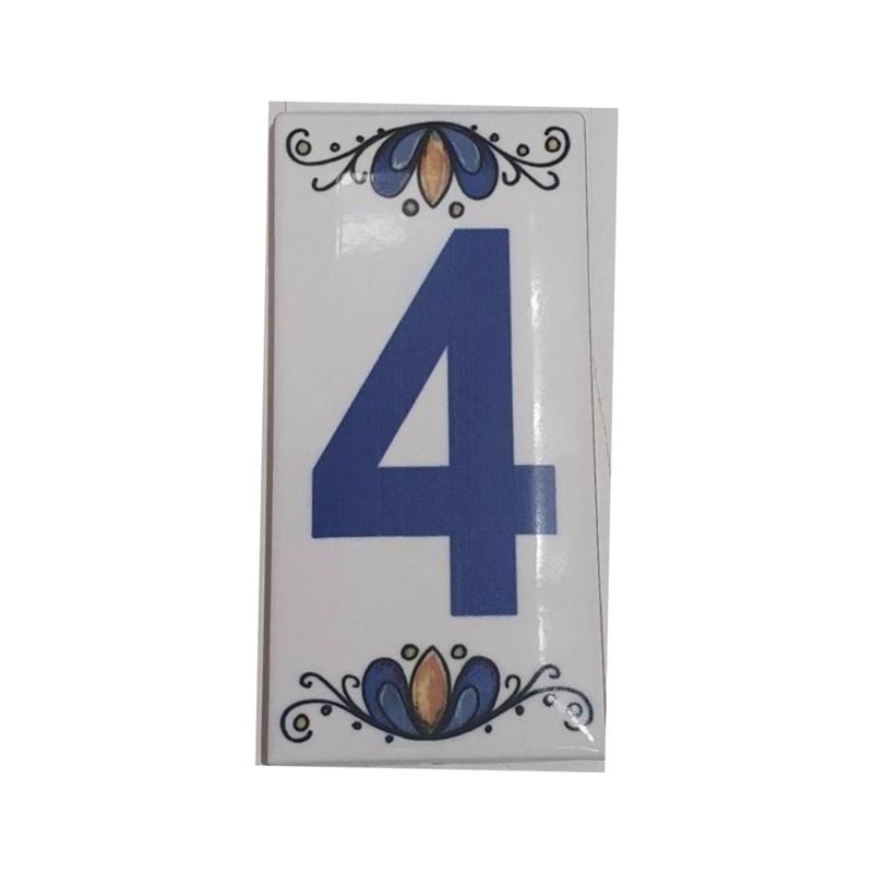 DECORALIA - NÚMERO CERÁMICO N° 4