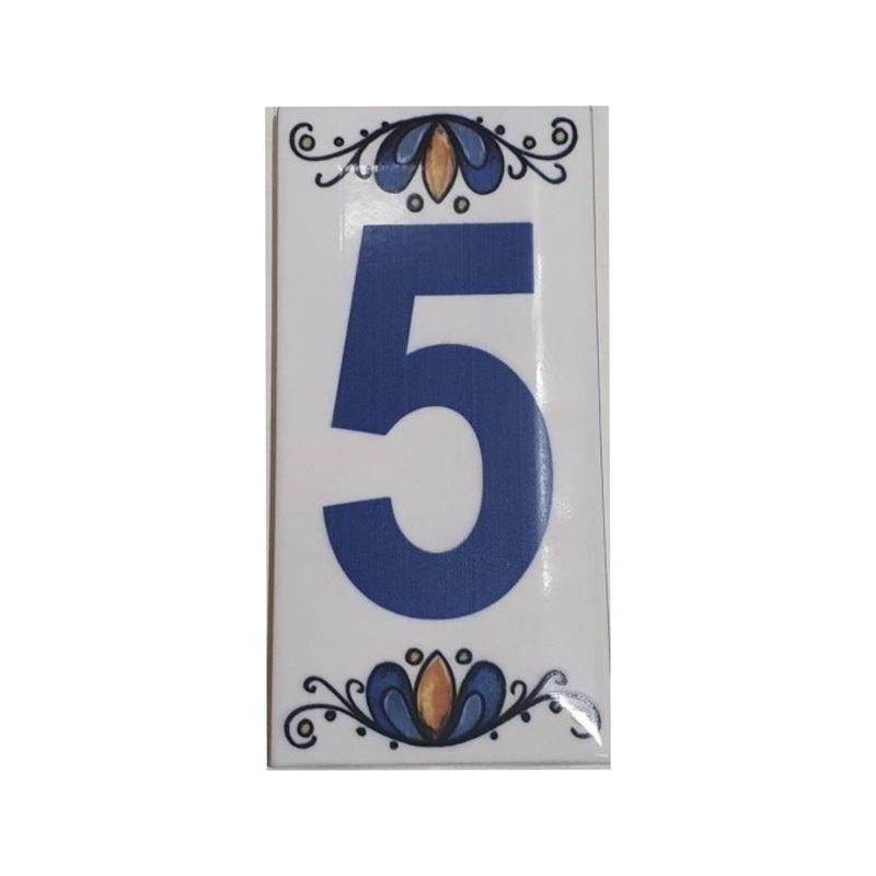 DECORALIA - NÚMERO CERÁMICO N° 5