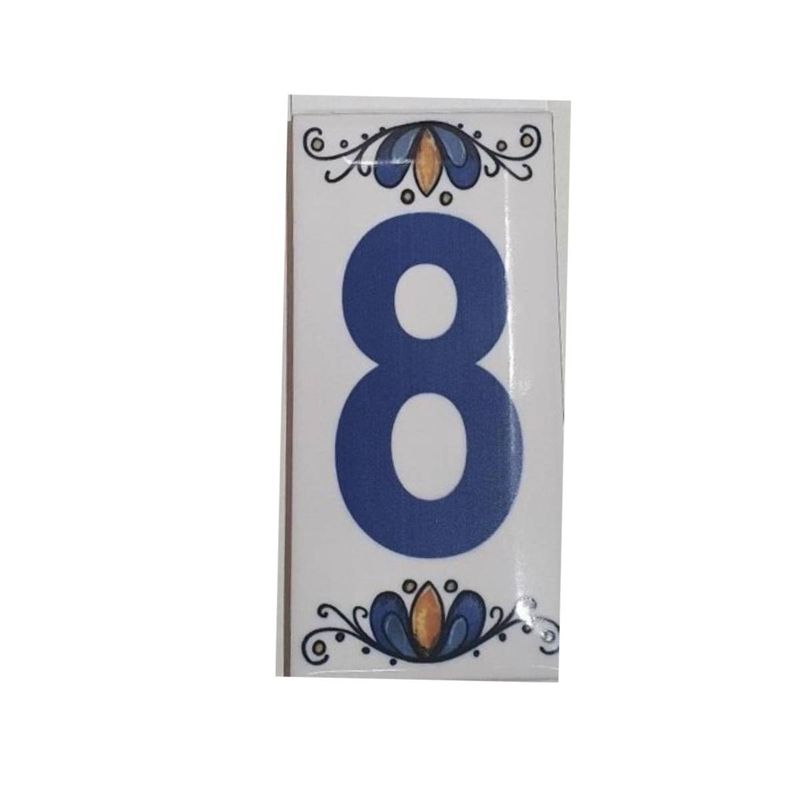 DECORALIA - NÚMERO CERÁMICO N° 8