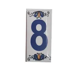DECORALIA - NÚMERO CERÁMICO N° 8