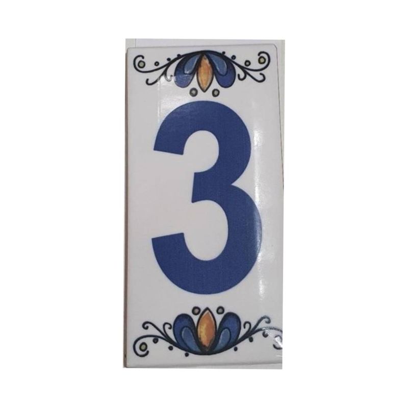 DECORALIA - NÚMERO CERÁMICO N° 3