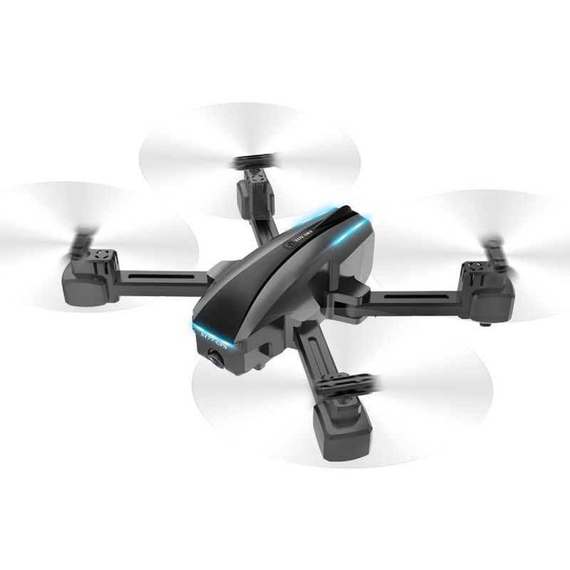 GENERICO - Dron S177 GPS negro Cámara 2k WiFi 2.4 ghz DOS BATERIAS