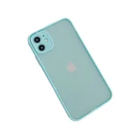 Carcasa Silicona Premium Matte Para iPhone 11 Celeste