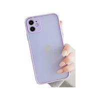 Carcasa Silicona Premium Matte Para iPhone 11 Lila