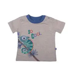 PILLIN - Polera Bebe Niño Gris claro