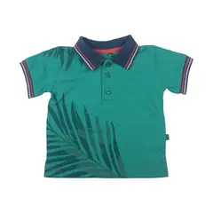 PILLIN - Polera Bebe Niño Turquesa