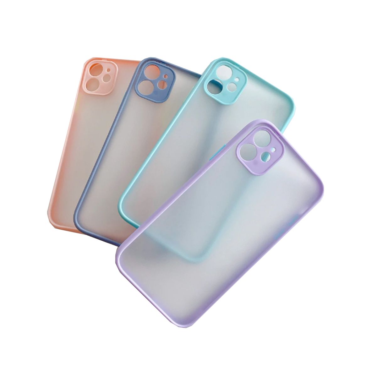 GENERICO - Carcasa Silicona Premium Matte Para iPhone 11 Rosado