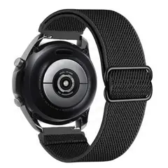 GENERICO - Correa Nylon Galaxy Watch 4 / 5 Active 1 2 Amazfit Gt2 Gts Negro