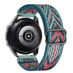 GENERICO - Correa Nylon Galaxy Watch 4 / 5 Active 1 2 Amazfit Gt2 Gts Green Arrow