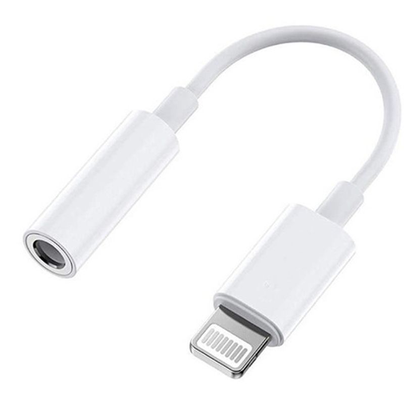 GENERICO - Adaptador Audífonos Para iPhone Auxiliar 35mm