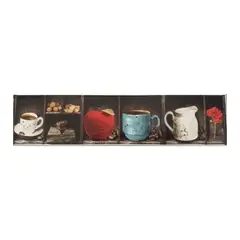 DECORALIA - Pack 3 unidades LISTEL COCINA MODERNA 8X35cm