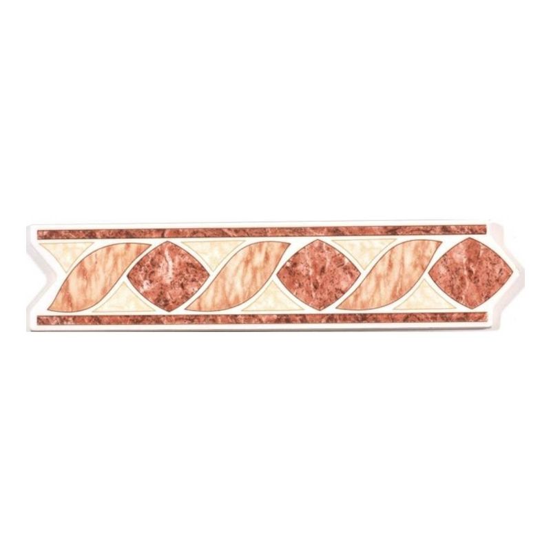 DECORALIA - Pack 4 unidades LISTEL INDIA GIOVANA BEIGE 5,5x26cm