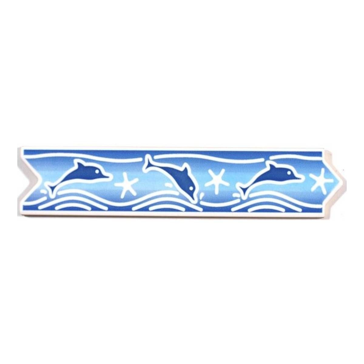 DECORALIA - Pack 4 unidades LISTEL EUROPA /PISCIS 5,5x26cm