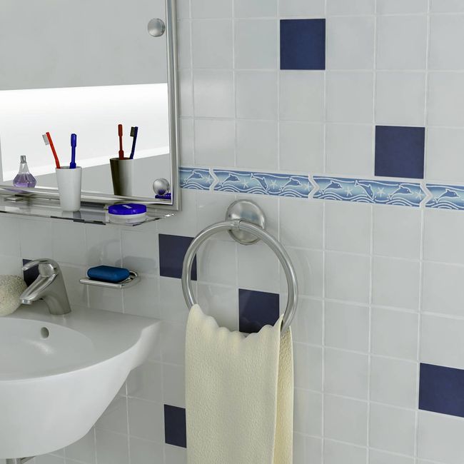 DECORALIA - Pack 4 unidades LISTEL EUROPA /PISCIS 5,5x26cm