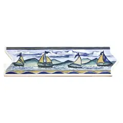 DECORALIA - Pack 3 unidades LISTEL MARINA BLUE 8,5X33cm