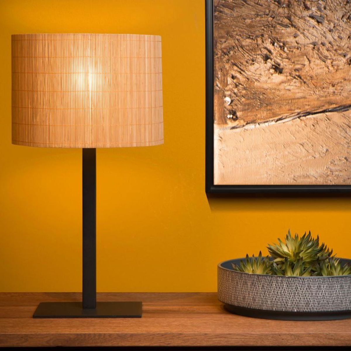 BOSCO - LAMPARA DE MESA MAGIUS 1xE27 - Negro