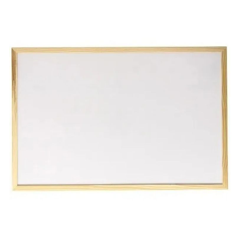 GENERICO - Pizarra Acrílica Marco Madera 70cm X 50cm