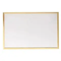 GENERICO - Pizarra Acrílica Marco Madera 70cm X 50cm