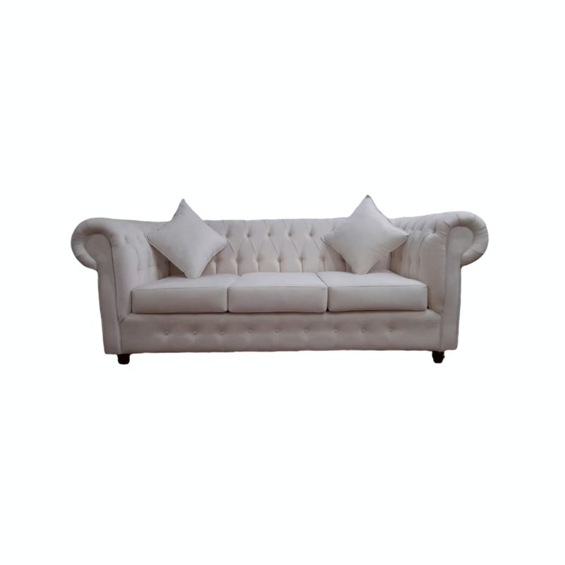 GENERICO - CHESTERFIELD 3 CUERPOS BEIGE