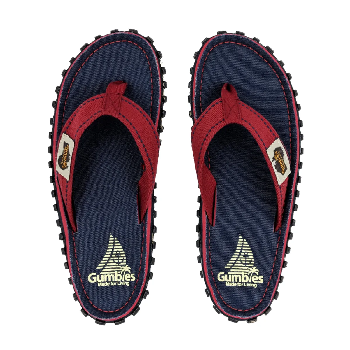 GUMBIES - Sandalia Canvas Navy Coast Gumbies
