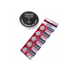 MAXELL - 5 Pilas Cr2032 Tipo Boton Japonesa