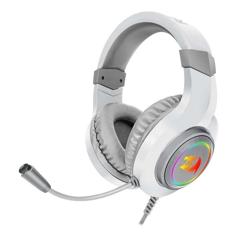 REDRAGON - Audifonos Redragon Hylas White H260 RGB Jack 3,5mm