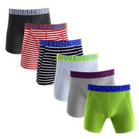 Pack de 6 Boxer Largo Algodón Hombre.