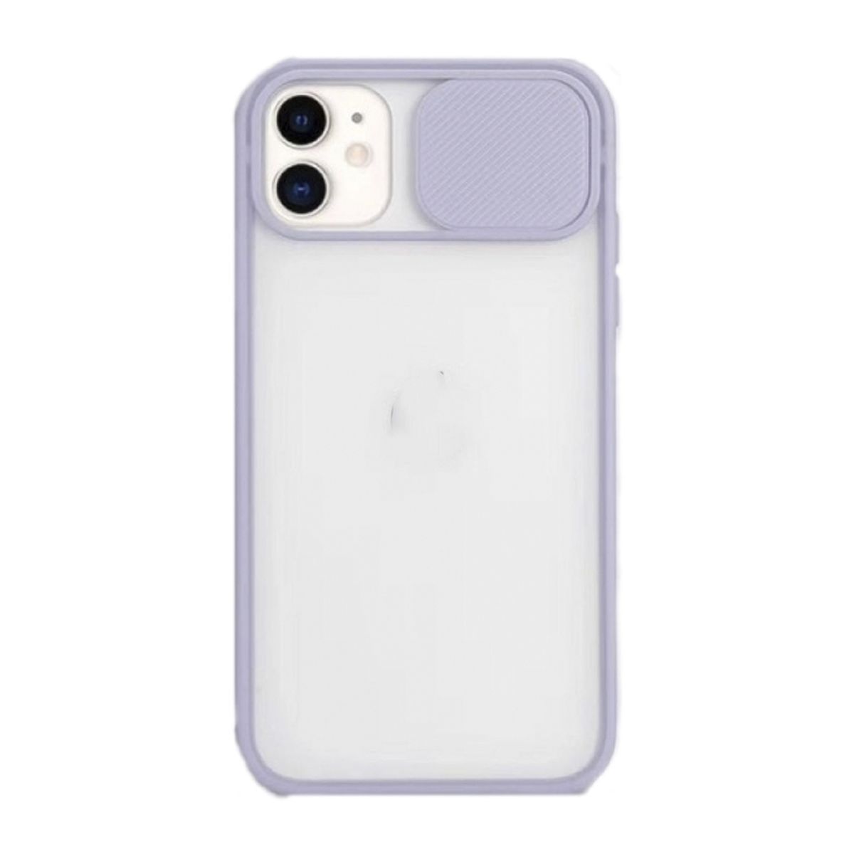 GENERICO - Carcasas Silicona Protección Cámara Matte Para iPhone 11 Lila