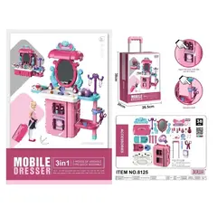 GENERICO - Maleta De Juegos 3 En 1 Set De Cosmetico Juguetes Niñas