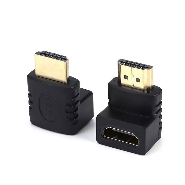 GENERICO Adaptador Copla Hdmi 90 Grados Hembra a Macho