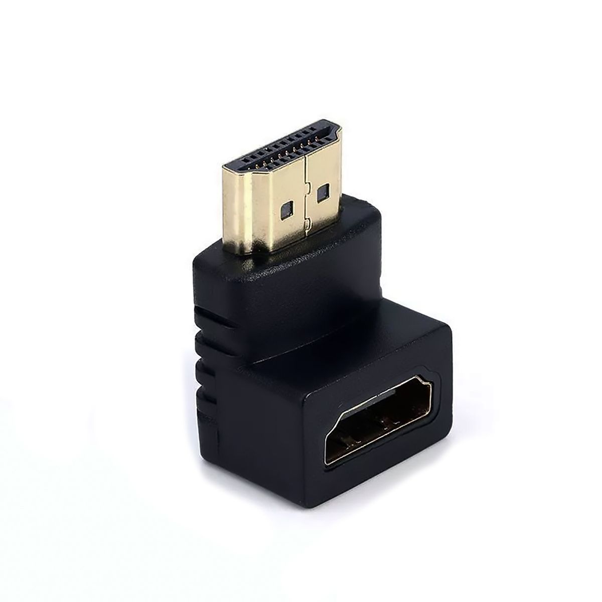 GENERICO - Adaptador Copla Hdmi 90 Grados Hembra a Macho