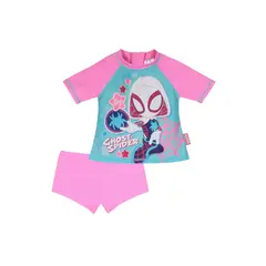 DISNEY - Traje de Baño Bebe Niña Set UV 50 Spidey Rosa - Rosa
