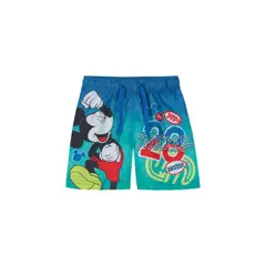 DISNEY - Traje de Baño Bebe Niño Short Mickey Azul - Azul