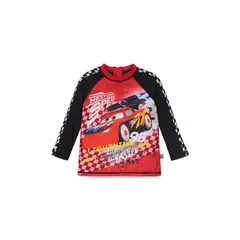DISNEY - Polera Bebe Niño UV 50 Manga Larga Cars Rojo - Rojo