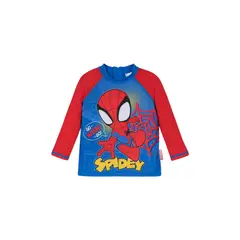 DISNEY - Polera Bebe Niño UV 50 Manga Larga Spidey Rojo - Rojo