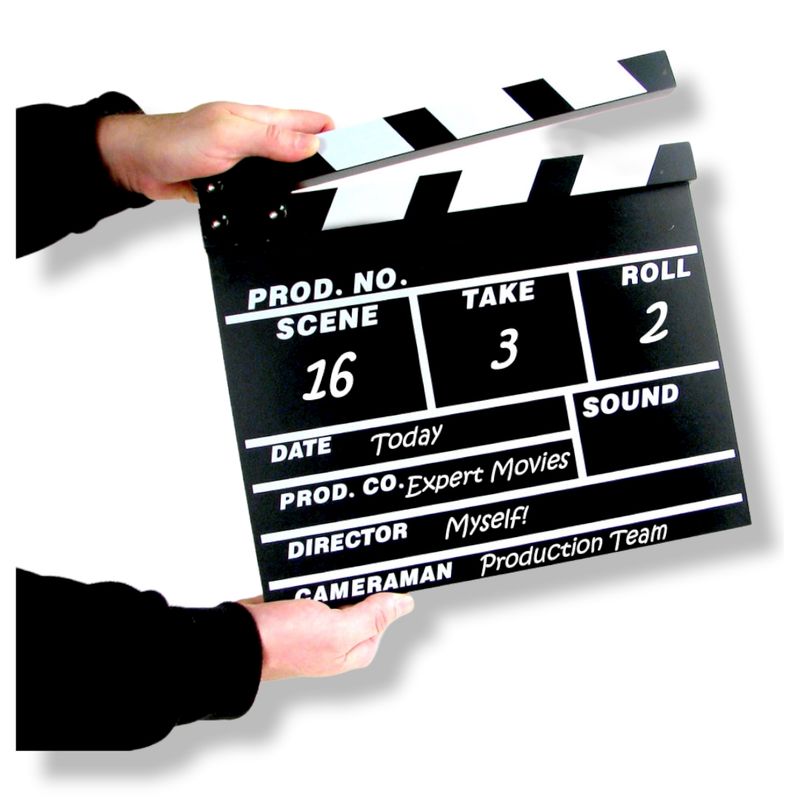 INVENCIBLE - CLAQUETA ACCION PARA CINE YOUTUBE VIDEOCLIPS AA41