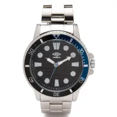 UMBRO - Reloj UMBP-4100-3 Plateado Hombre
