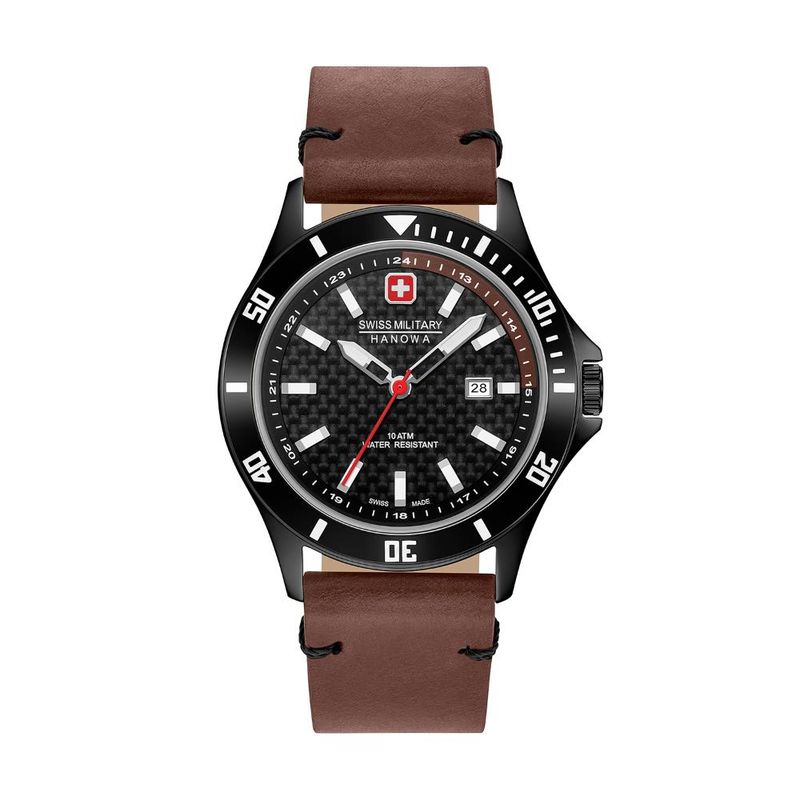 SWISS MILITARY HANOWA - Reloj 06-4161.2.30.007.05 Café Hombre