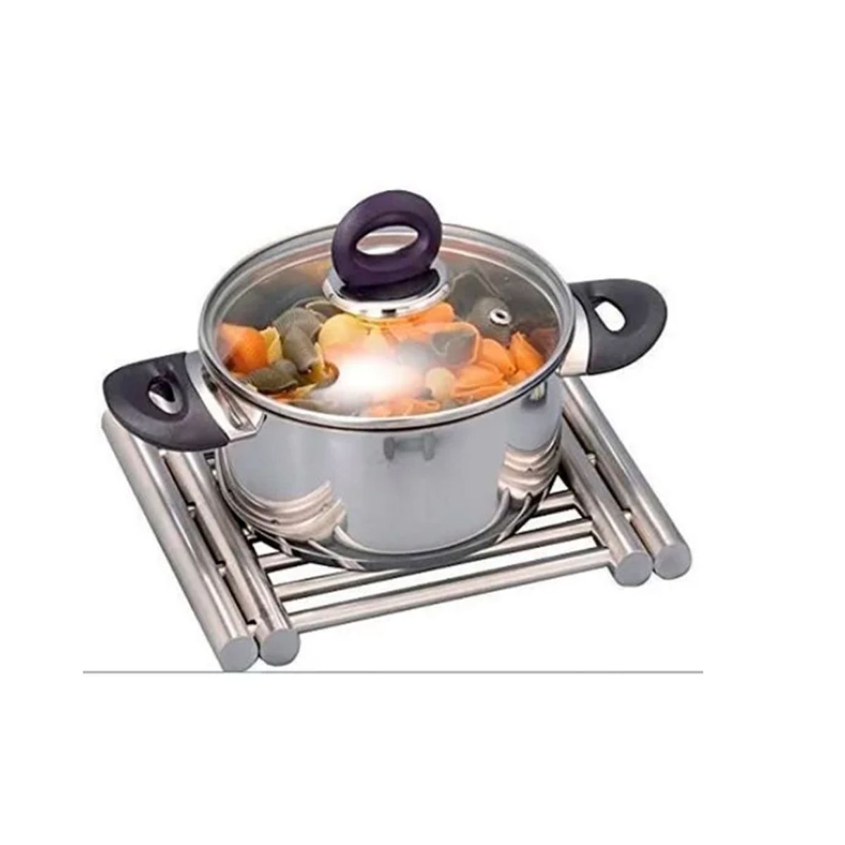 GENERICO - Soporte Salvamantel Posafuente Caliente Protector Encimera.