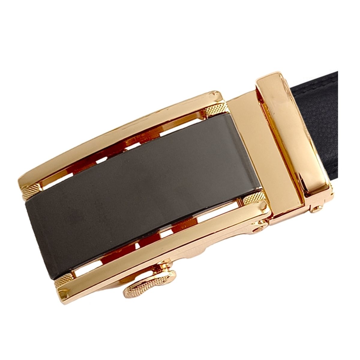 SONEC - Cinturón ejecutivo hombre edge dorado