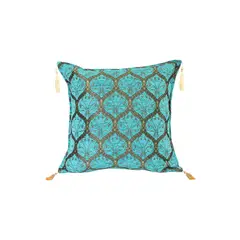TURKUAZ - Cojín turco 42x42 Filigrana Turquesa