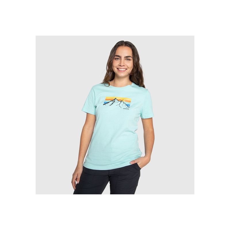 KILIMANJARO - Polera Mujer Fiofio Celeste KILIMANJARO