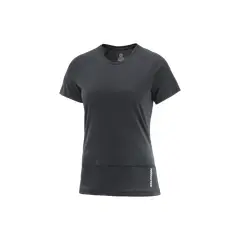 SALOMON - Polera Mujer Cross Run Negro