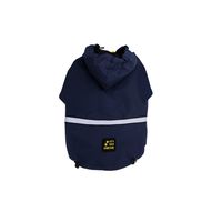 Chaqueta Impermeable Con Capucha Para Perros Talla L Azul