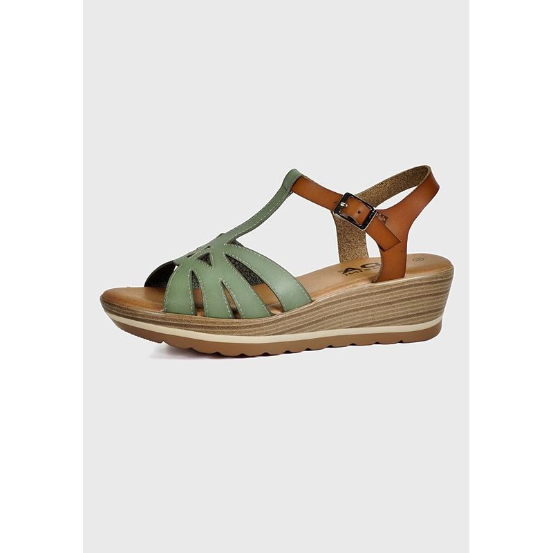 EDA MANZINI - Sandalia Catalina Verde EDA MANZINI