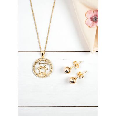 Imagen 2 del producto Conjunto Vida Niño Gold con Microcircones