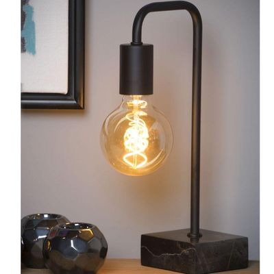 Imagen 2 del producto LAMPARA DE MESA LORIN NEGRO 1xE27