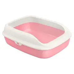 GENERICO - Arenero Para Gato Semicerrado Talla S Rosado o Morado